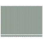 Markise Grün und Weiß 450 x 300 x 165 cm Polyester und Metall