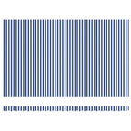 Markisenrahmen Blau und Weiß 500 x 300 cm