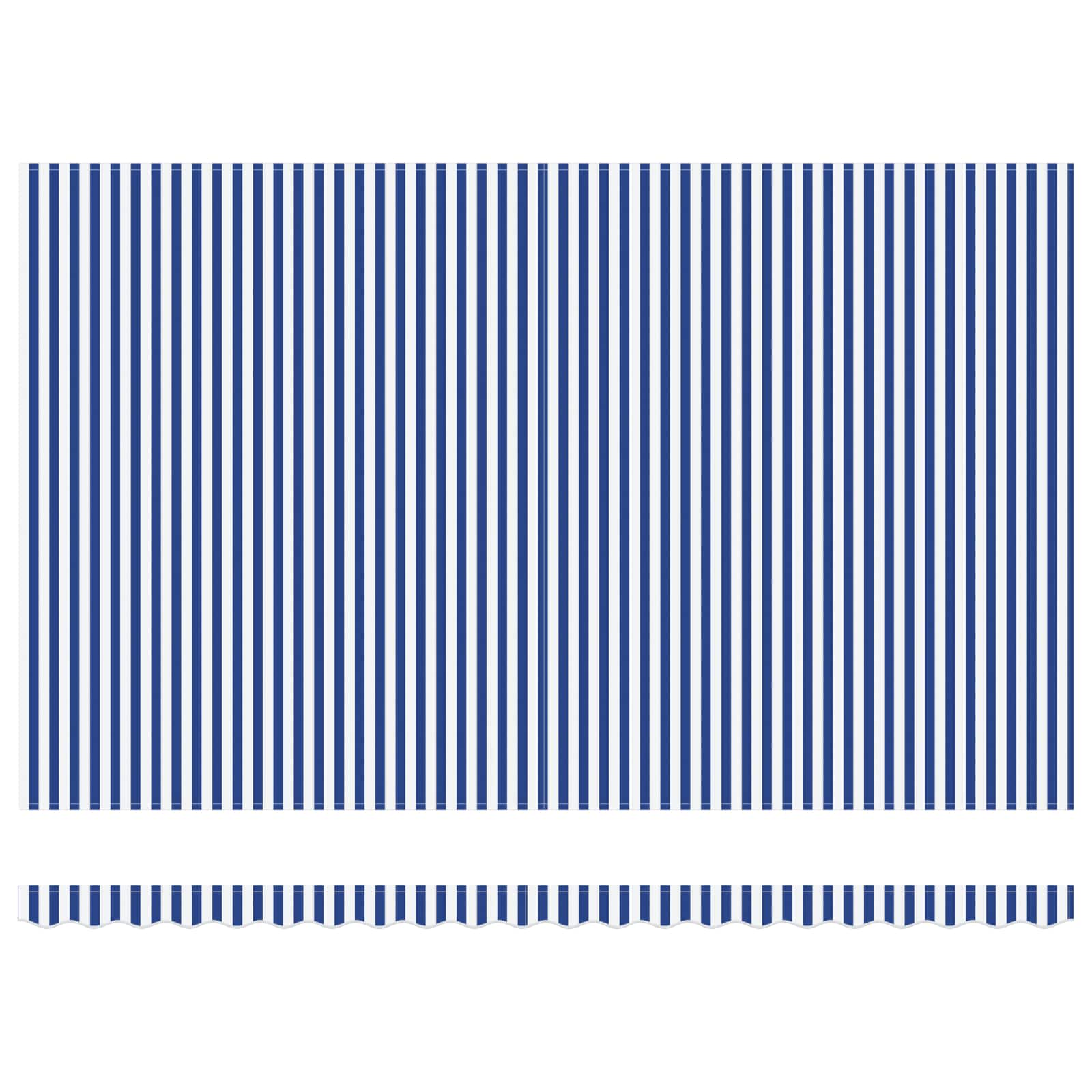 Markisenrahmen Blau und Weiß 500 x 300 cm