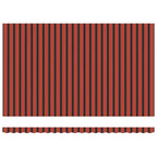 Einziehbare Markise Orange und Braun 500 x 300 cm