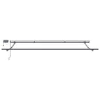 Einziehbare Markise Orange und Braun 500 x 300 cm Stoff