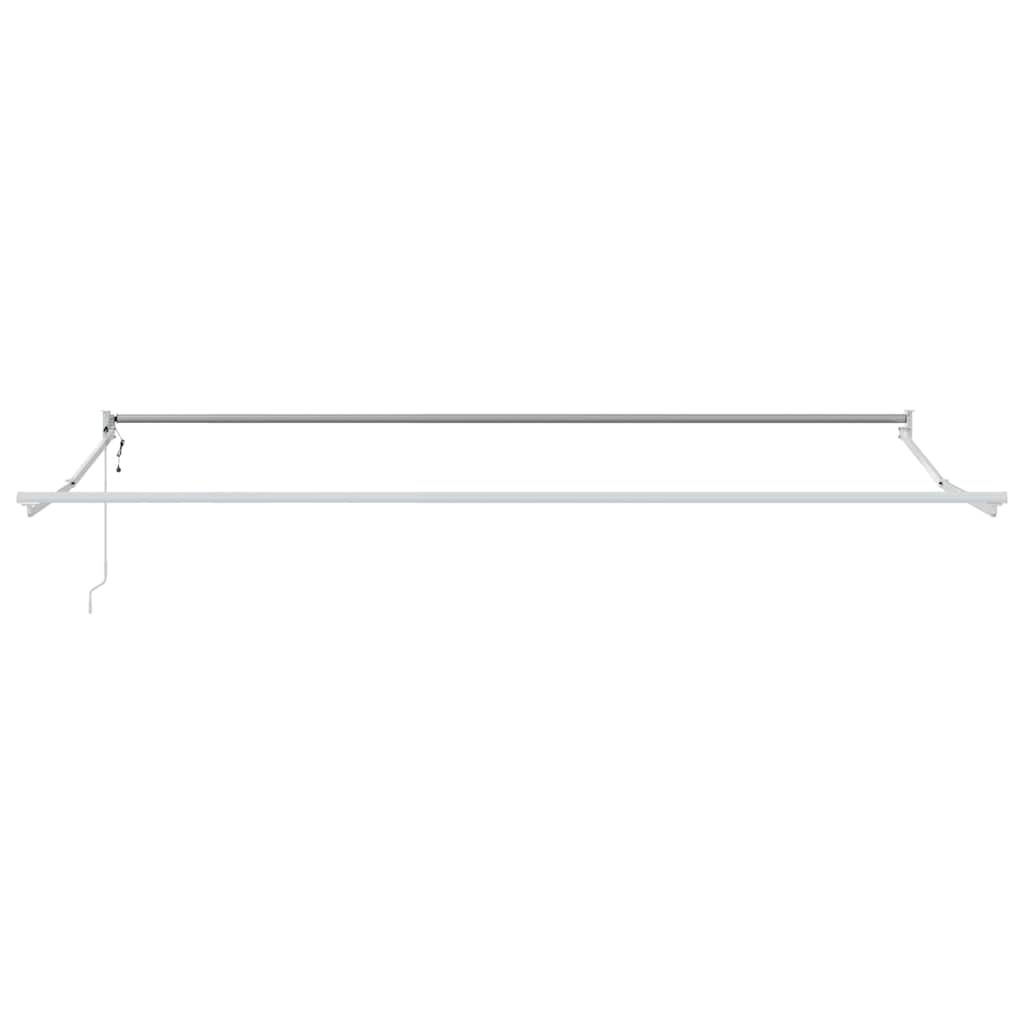 Markise Rot und Weiß 500 x 300 x 165 cm Polyester und Metall