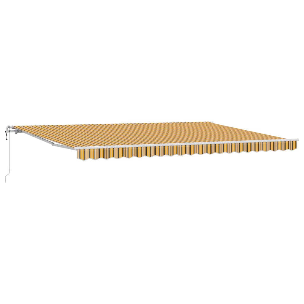 Elektrische ausziehbare Markise Mehrfarbig 500 x 300 cm
