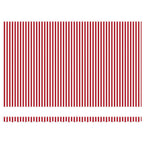 Einziehbare Markise Rot und Weiß 500 x 350 cm