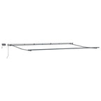 Einziehbare Markise Grün und Gelb 600 x 300 cm Stoff