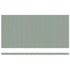 Markisenstoff Grün und Weiß 600 x 300 cm Polyester