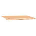 Markisenstoff Gelb und Orange 600 x 350 cm Polyester