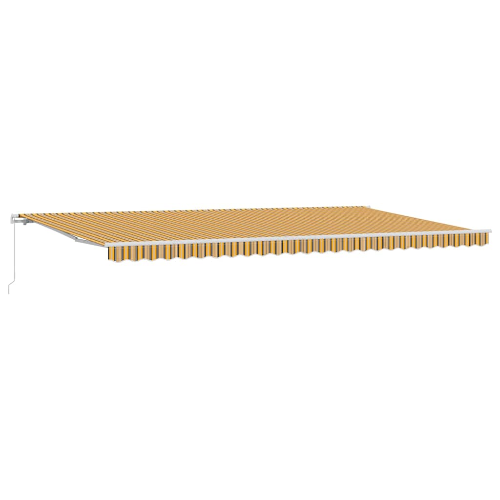 Einziehbare Markise Mehrfarbig 600 x 350 cm