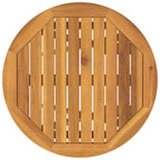 Garten Bistro Set 3 pcs Braun Massivholz Akazie