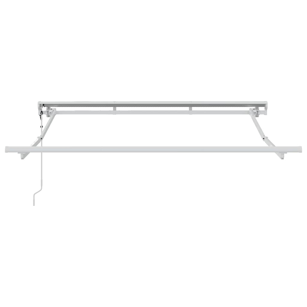 Markisenrahmen Verstellbar Weiß 2,5 x 2 m Stahl