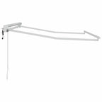 Markisenrahmen Verstellbar Weiß 2,5 x 2 m Stahl