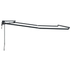 Markisenrahmen Verstellbar Anthrazit 3,5 x 2,5 m Stahl
