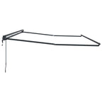 Markisenrahmen Verstellbar Anthrazit 5 x 3 m Stahl