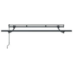 Markisenrahmen Anthrazit 2,5 x 2 m Metall