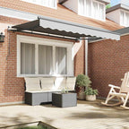 Markisenrahmen Anthrazit 3 x 2 m Metall