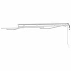 Markisenrahmen Weiß 2,5 x 2 m Metall