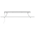 Markisenrahmen Weiß 2,5 x 2 m Metall