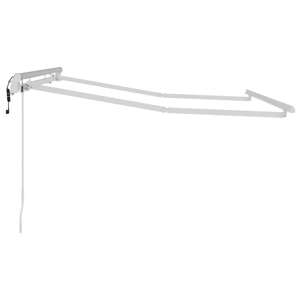 Markisenrahmen Weiß 2,5 x 2 m Metall
