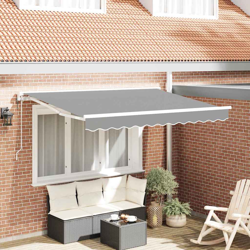 Markisenrahmen Weiß 3 x 2 m Metall