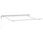 Markisenrahmen Weiß 3 x 2 m Metall