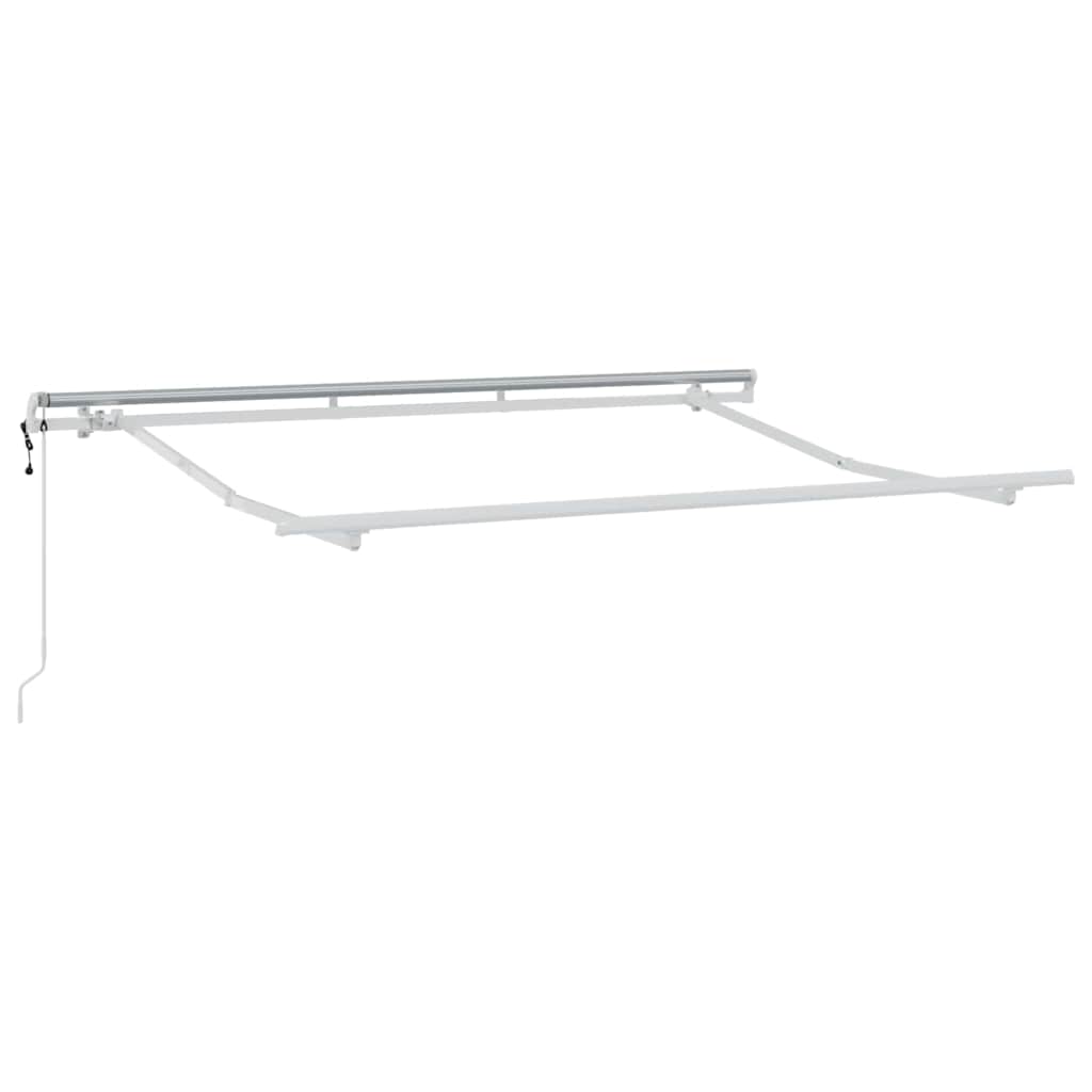 Markisenrahmen Weiß 3 x 2 m Metall
