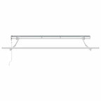 Markisenrahmen Weiß 3 x 2 m Metall