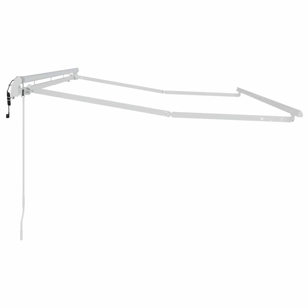 Markisenrahmen Weiß 4 x 2 m Metall
