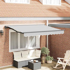 Markisenrahmen Anthrazit 3,5 x 2 m Metall