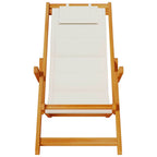Liegestuhl mit Kissen 2 pcs Braun Massivholz Akazie