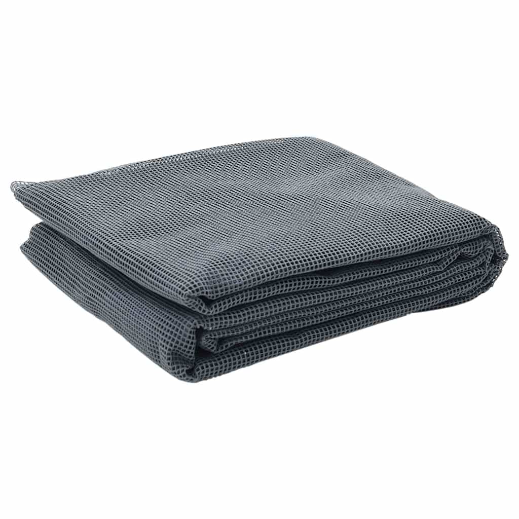 Zeltteppich Anthrazit 400 x 350 cm Polyester