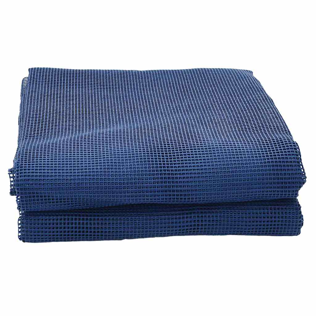Zeltteppich Blau 200 x 200 cm Polyester