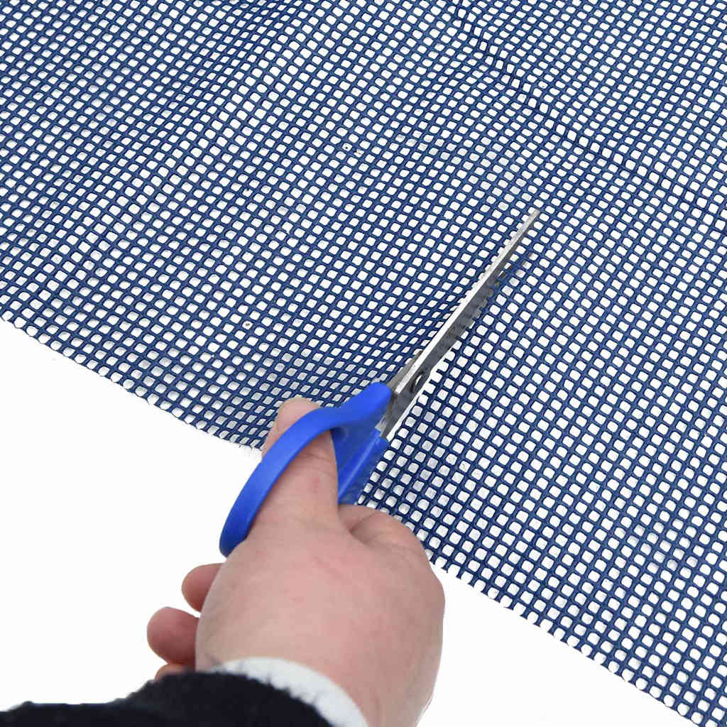 Zeltteppich Blau 600 x 350 cm Polyester