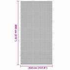 Zeltteppich Grün 800 x 350 cm Polyester