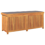 Outdoor-Kissenbox 150x50x60,5 cm Massivholz Akazie