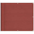 Balkon-Sichtschutz Terrakotta 90x1000 cm 100 % Polyester-Oxford