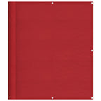 Balkon-Sichtschutz Rot 120x700 cm 100% Polyester-Oxford
