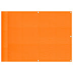 Balkon-Sichtschutz Orange 75x700 cm 100 % Polyester-Oxford