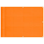 Balkon-Sichtschutz Orange 75x800 cm 100 % Polyester-Oxford