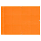 Balkon-Sichtschutz Orange 75x1000 cm 100 % Polyester-Oxford