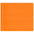 Balkon-Sichtschutz Orange 90x800 cm 100% Polyester-Oxford