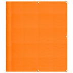 Balkon-Sichtschutz Orange 120x1000cm 100% Polyester-Oxford