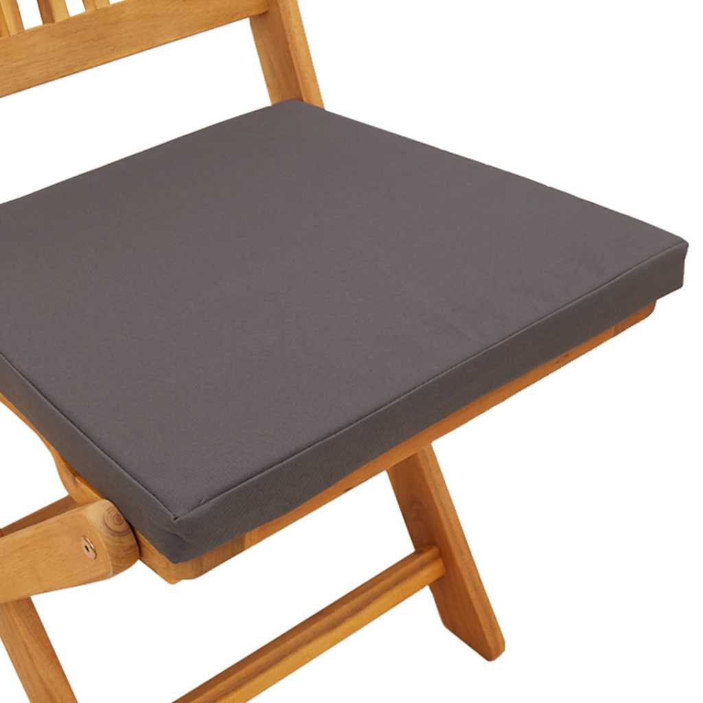 Klappstuhl 6 pcs Grau 49 x 57,5 x 92 cm Massivholz Akazie