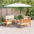 Gartensofa-set 5 pcs Braun Massivholz Akazie