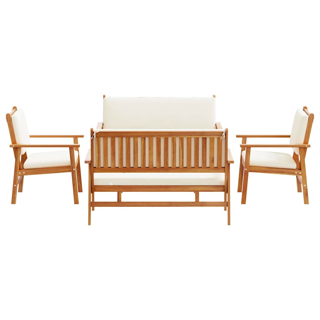 Gartensofa-set 5 pcs Braun Massivholz Akazie