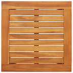 Gartensofa-set 6 pcs Braun Massivholz Akazie