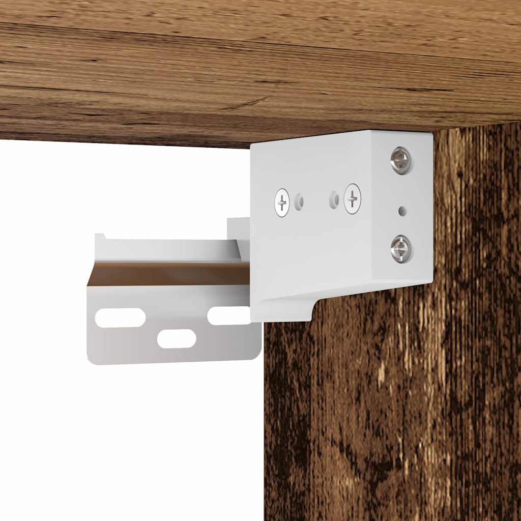 Badezimmermöbel-Set Wandmontiert 3 pcs Altholz Holzwerkstoff