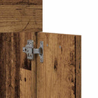 Badezimmermöbel-Set mit Regal mit Tür 4 pcs Braun Holzwerkstoff