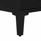 Badezimmermöbel-Set Wandmontiert 3 pcs Schwarz Eichen-Optik