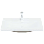 Badezimmerschrank Schwarz Eichen-Optik 90 x 38,5 x 46 cm