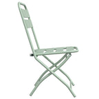Gartenklappstuhl 2 pcs Hellmint 42 x 52 x 82 cm